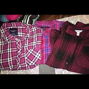 Plaid Button Up Shirts